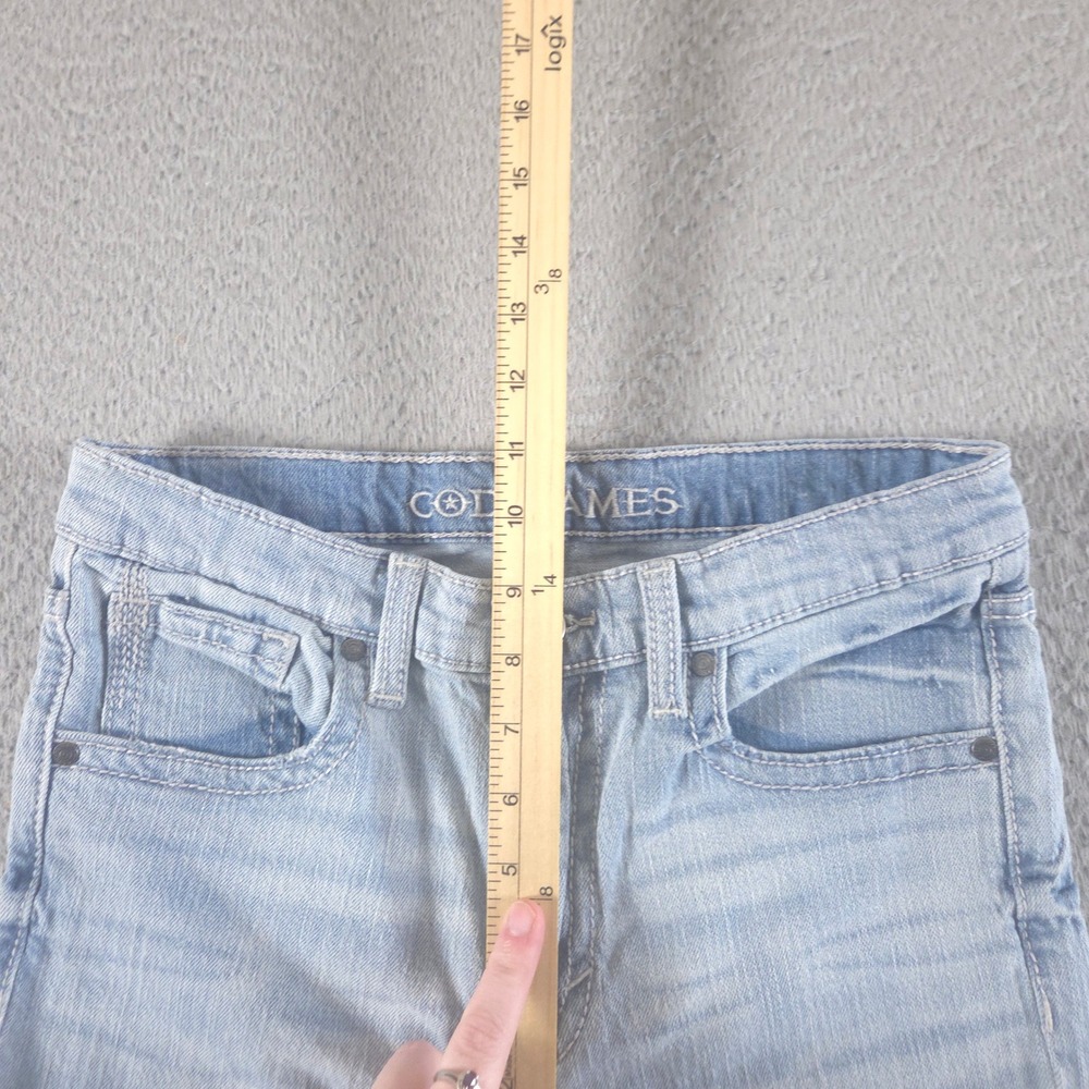 Cody James Jeans Boys 18 Light Wash Pioneer Slim Stretch Bootcut Denim Pants - Picture 4 of 13